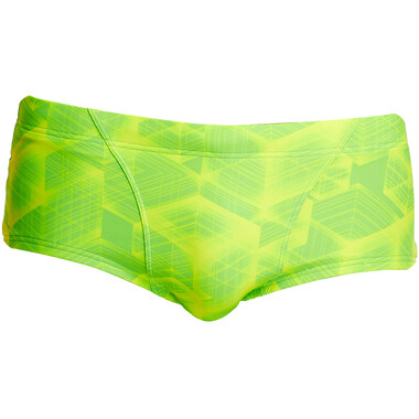 FUNKY TRUNKS CLASSIC NEON ORBITER Swim Briefs Yellow/Green 2020 0